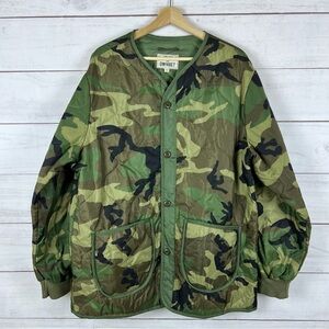 John Ownbey Co. Woobie Military Style Jacket, Quilted Poncho Liner USA 2XL